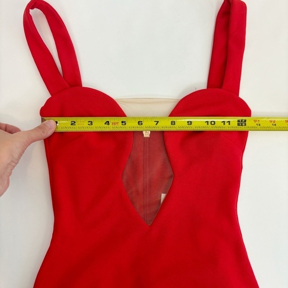Nookie Minx Midi in Cherry Size XS - Picture 9 of 12